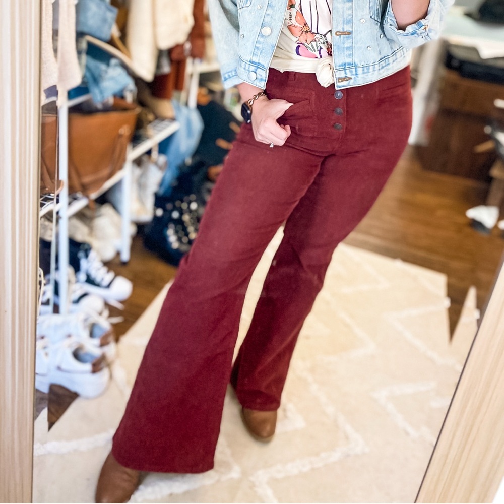 American Eagle Outfitters Rust Boot Cut Pants